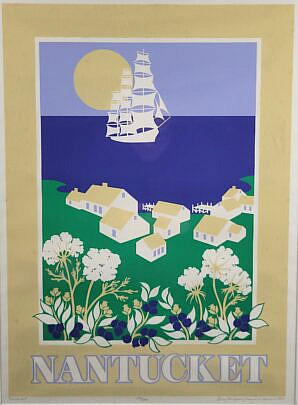 1745-1865 Nantucket Serigraph A