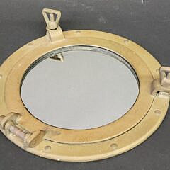 Vintage Decorative Brass Nautical Ship Porthole Mirror
