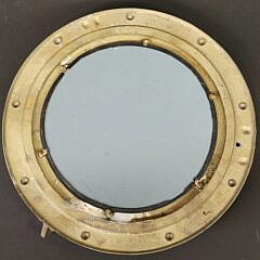 Vintage Decorative Brass Nautical Ship Porthole Mirror