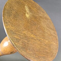 Antique American Turned Oak Plant Stand Pedestal