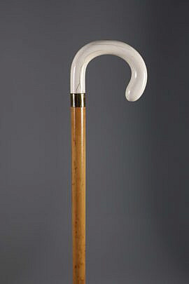C-Grip Cane On Malacca Shaft