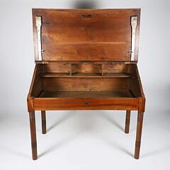 Walnut Slant Lid Architect’s Desk, 19th Century