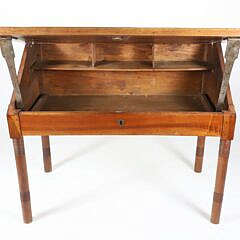 Walnut Slant Lid Architect’s Desk, 19th Century