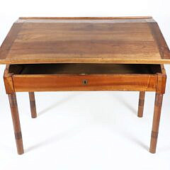 Walnut Slant Lid Architect’s Desk, 19th Century