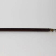 Art Deco Enamel and Agate Walking Stick