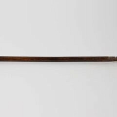 European Enamel and Silver Walking Stick, 19th Century