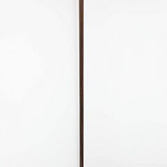 Pietra Dura Floral Inlaid Crystal and Sterling Silver Walking Stick, 19th Century