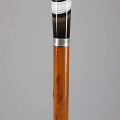 Art Deco Agate Grip Walking Stick
