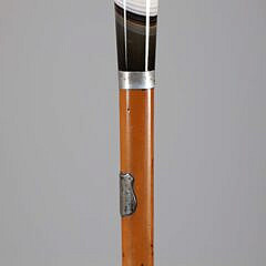 Art Deco Agate Grip Walking Stick