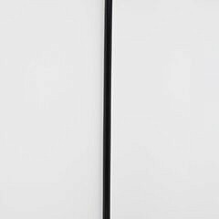 Faceted Rose Quartz, Green Enamel, and Crystal Tuxedo Walking Stick, 19th Century