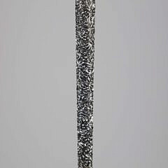 Repousse Silver and Amethyst Walking Stick, 19th Century