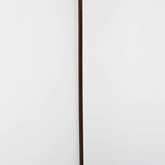 European Silver Orb with Painted Porcelain Courting Couple Walking Stick, 19th Century