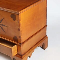 Eldred Wheeler Inlaid Two-Drawer Blanket Chest