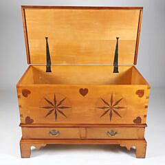 Eldred Wheeler Inlaid Two-Drawer Blanket Chest