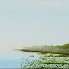 Dylan Stark Oil on Panel “Red Fog”