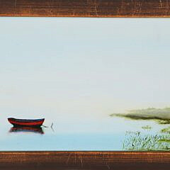 Dylan Stark Oil on Panel “Red Fog”