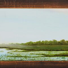 Dylan Stark Oil on Panel “Red Fog”