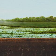 Dylan Stark Oil on Panel “Red Fog”