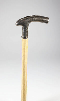 Walworth Silver and Whale Bone Presentation Cane, 19th Century