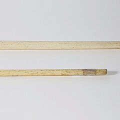 Two Whaler Made Polyhedron Walking Sticks, 19th Century
