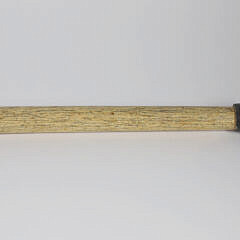 Large Carved Dog Head Walking Stick, 19th Century