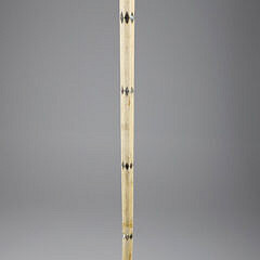 Whaler Made Polyhedron Walking Stick, 19th Century