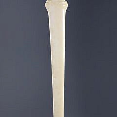 Carved Woman Portrait Grip Walking Stick, 19th Century