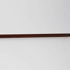 Carved Woman Portrait Grip Walking Stick, 19th Century
