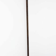Art Deco Black Amber and Sterling Silver Walking Stick