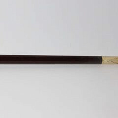 Carved Horse Stampede Grip Walking Stick, 19th Century
