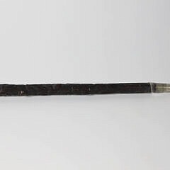 Whaleman Carved L-Grip Cane, 19th Century