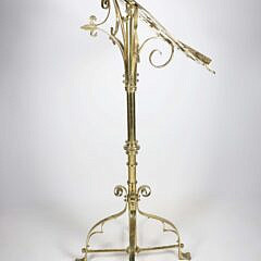 English Victorian Gothic Style Brass Lectern or Music Stand, 19th Century