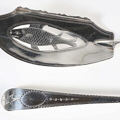 George III Spoon and Fish Slice