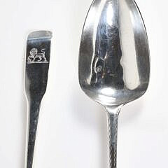George III Spoon and Fish Slice