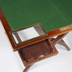Asprey London English Folding Game Table, 19th Century