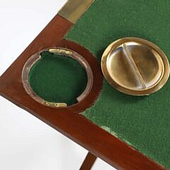 Asprey London English Folding Game Table, 19th Century