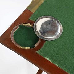 Asprey London English Folding Game Table, 19th Century