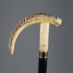 Carved Eiffel Tower, Paris 1889 Grip Cane