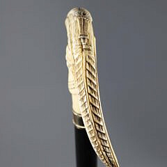 Carved Eiffel Tower, Paris 1889 Grip Cane