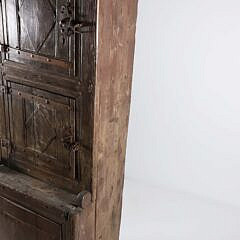 Colonial Carved Two-Door Cupboard, 18th Century