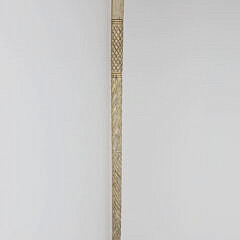 Whaler Made Pommel Grip Walking Stick, 19th Century