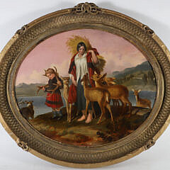 31840 19th C American OOC Fruits of the Land A 0619 JPG