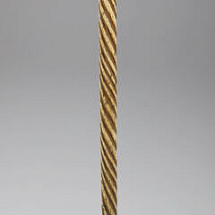 Whaler Made Curved Grip Walking Stick, 19th Century