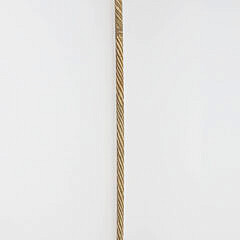 Whaler Made Curved Grip Walking Stick, 19th Century