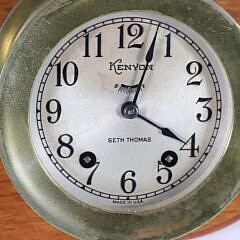 Kenyon Seth Thomas Clock Barometer Set from the Yacht “Wayfarer”