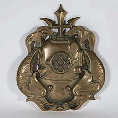 Vintage Nautical Bronze Plaque
