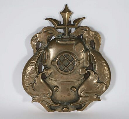 Vintage Nautical Bronze Plaque