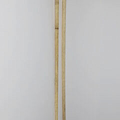 Two Whaler Made Knob Grip Walking Sticks, 19th Century