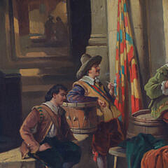 Alex Rauter Oil on Canvas “Spanish Inn”