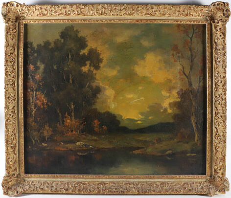 Michael Sherlingh Oil on Canvas "Landscape"